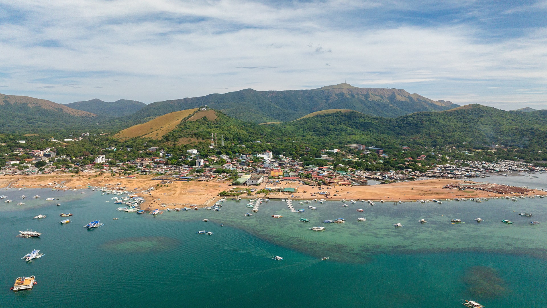 Cidade de Coron & fontes termais